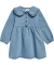 Jeanskleid mit Bubikragen jeans hellblau