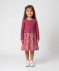 Kleid in 2-in-1-Optik dunkelrosa