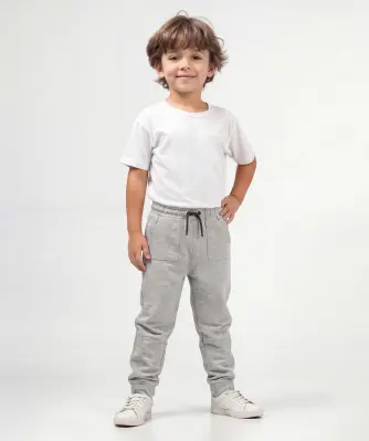 Tepláky s žebrovanými vsadkami
