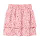 Falda con estampado de flores