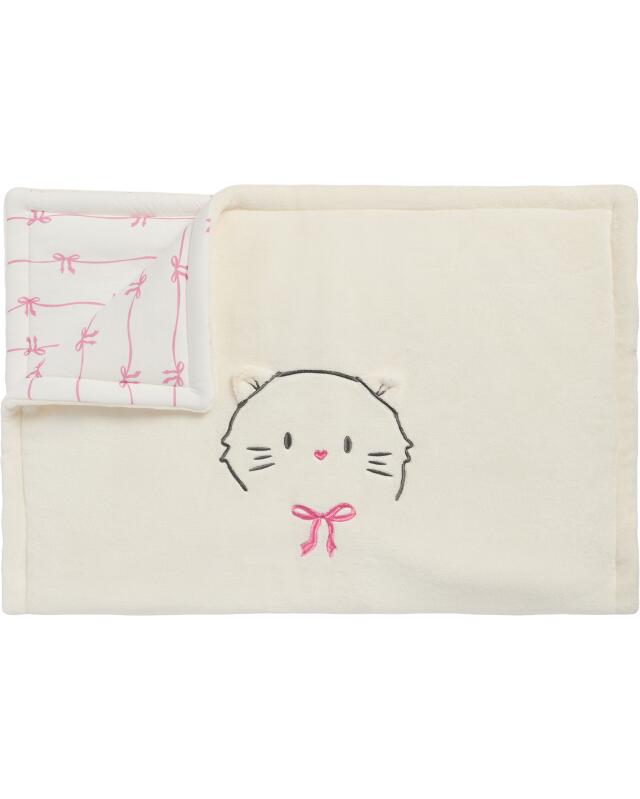 Padded baby blanket for boys, off-white (KiK Wattierte Babydecke (offwhite)) — KiK, authentic German product in Morocco