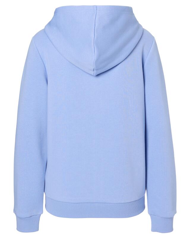 Zip-up sweat jacket with ribbed cuffs for women, light blue (KiK Sweatjacke mit Rippbündchen (hellblau)) — KiK, authentic German product in Morocco