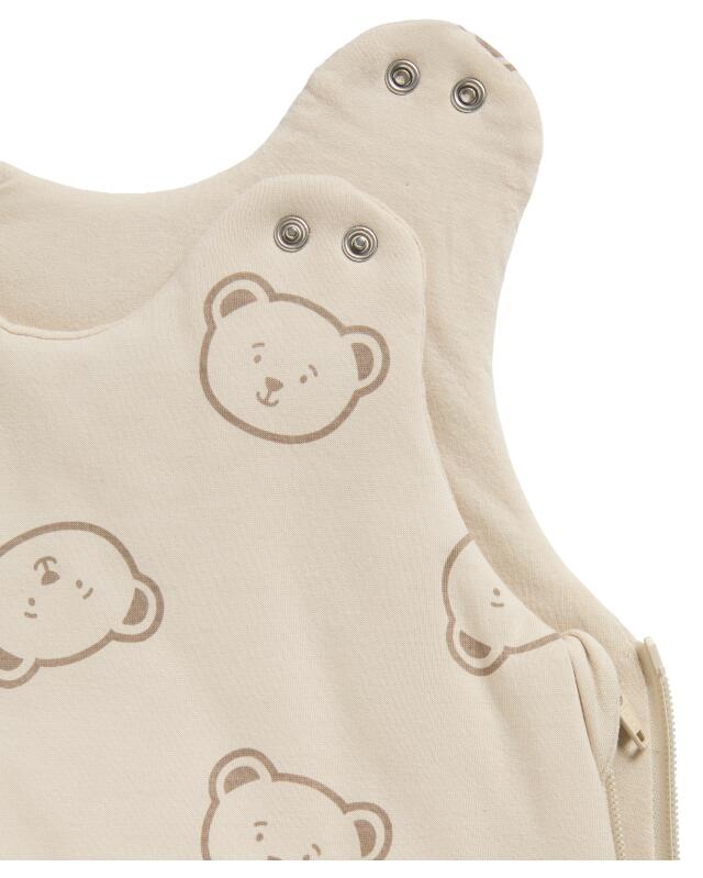 Gigoteuse à ours bébé fille, crème (KiK Schlafsack mit Bären (creme)) — KiK, produit allemand authentique au Maroc