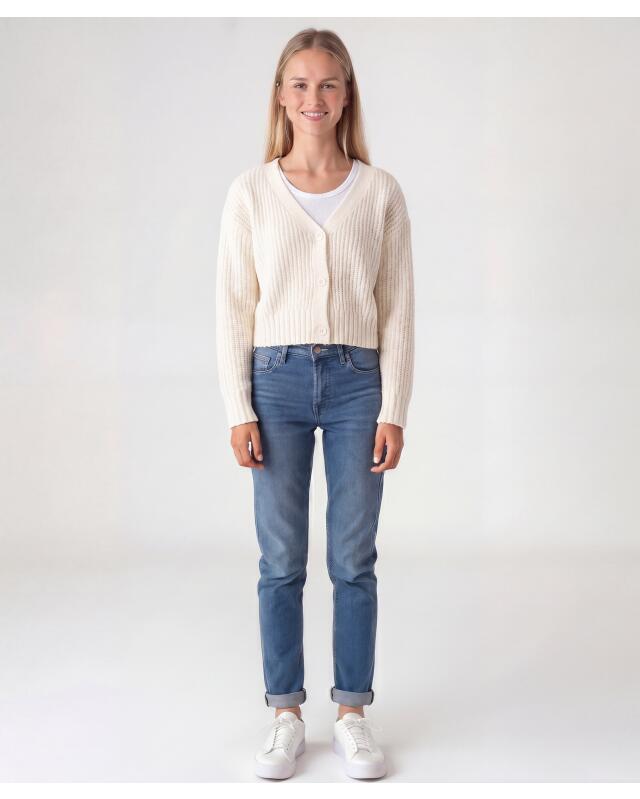 Gilet fille, crème — KiK, produit allemand authentique au Maroc