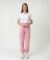 Jogginghose mit Raffungen rosa