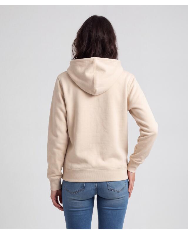 Sweatshirt with lettering for women, cream (KiK Sweatshirt mit Schriftzug (creme)) — KiK, authentic German product in Morocco