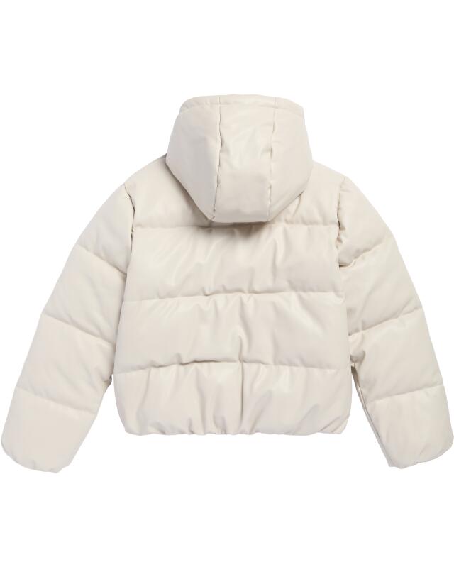 Quilted faux leather jacket for girls, beige (KiK Gesteppte Kunstlederjacke (Beige)) — KiK, authentic German product in Morocco