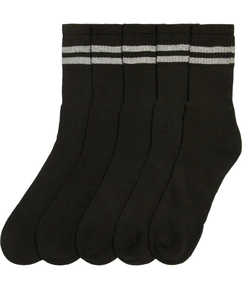 Sportsocken für Herren, schwarz
