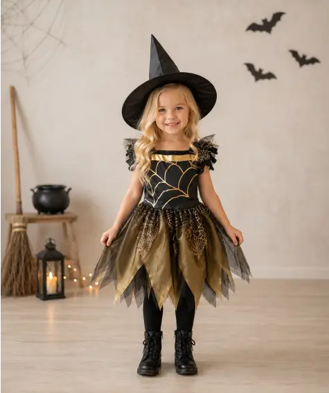 Halloween kinderkostuum: heks