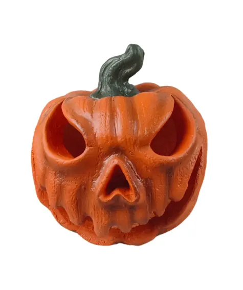 Halloween Teelichthalter Kürbis