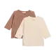 Camisetas para cambiar pañales de recién nacidos con botones a presión