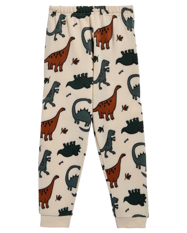 Tracksuit with all-over dino print for boys, off-white (KiK Jogginganzug mit Dino-Allover-Muster (offwhite)) — KiK, authentic German product in Morocco