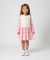 Jurk + vest roze