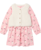 Kleid + Weste rosa