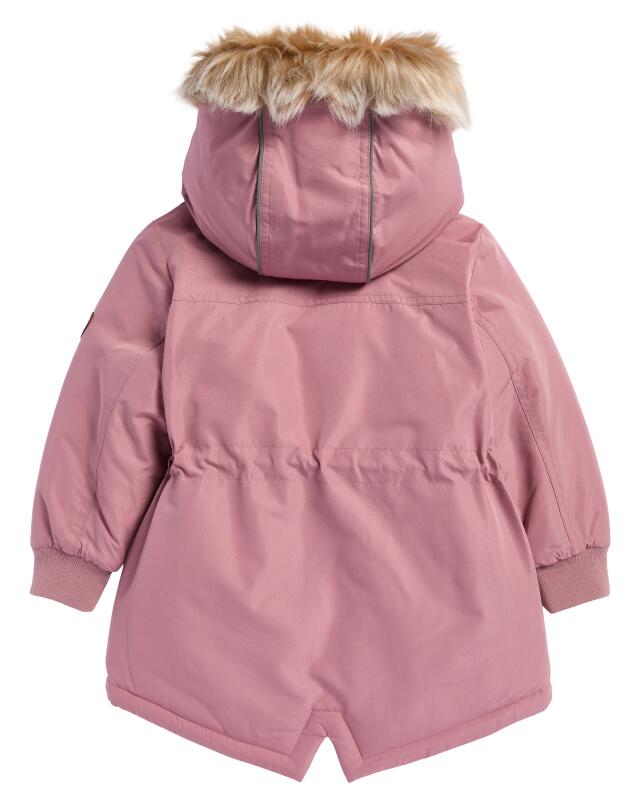 جاكيت باركا بفرو التيدي للبنات، وردي غامق (KiK Parka mit Teddyfell (dunkelrosa)) — KiK, منتج ألماني أصلي في المغرب