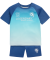 Sport-Shirt und Sport-Shorts blau