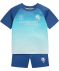 Sport-Shirt und Sport-Shorts blau