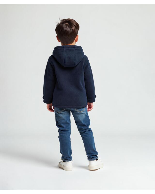 Manteau à doublure teddy garçon, bleu marine (KiK Mantel mit Teddyfutter (dunkelblau)) — KiK, produit allemand authentique au Maroc