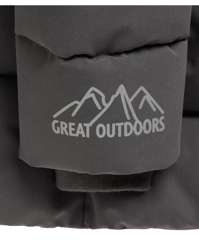 Quilted parka with teddy lining for boys, dark grey (KiK Stepp-Parka mit Teddyfutter (dunkelgrau)) — KiK, authentic German product in Morocco