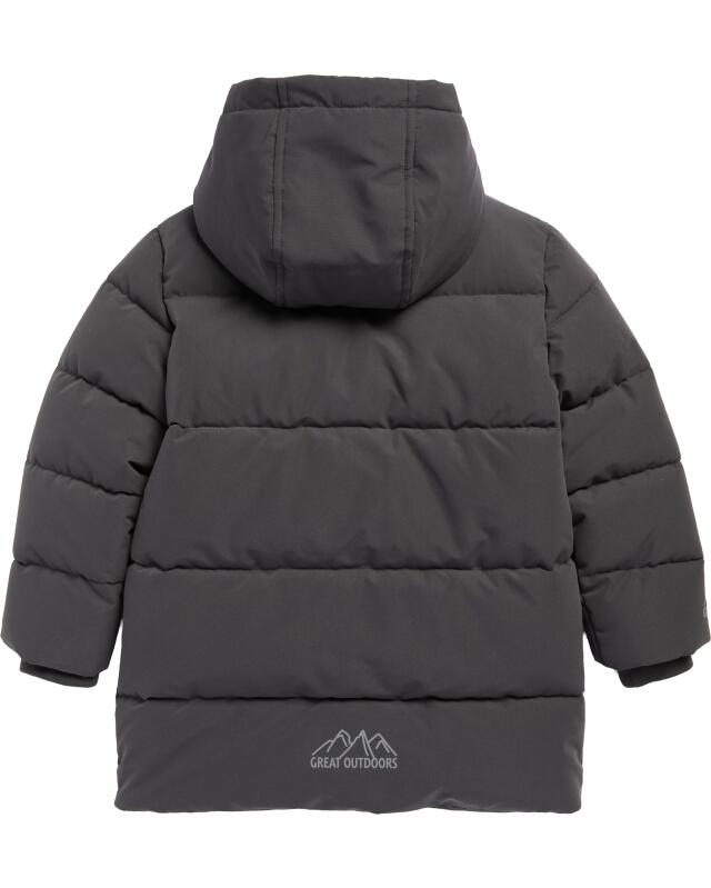 Quilted parka with teddy lining for boys, dark grey (KiK Stepp-Parka mit Teddyfutter (dunkelgrau)) — KiK, authentic German product in Morocco