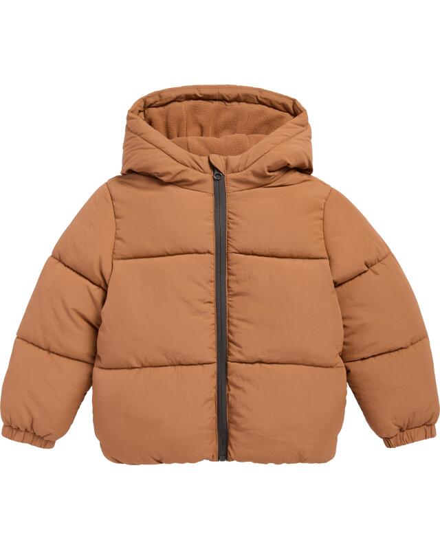 Doudoune à capuche garçon, marron (KiK Pufferjacke mit Kapuze (braun)) — KiK, produit allemand authentique au Maroc