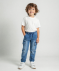 Jeans mit Cargotaschen Jeansblau