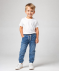 Jeans Dobby-Style Jeansblau