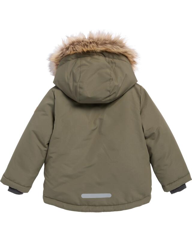Parka à capuche garçon, vert foncé (KiK Parka mit Kapuze (dunkelgrün)) — KiK, produit allemand authentique au Maroc