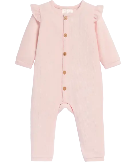 Newborn Velours-Strampler