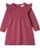 Feinstrickkleid mit Noppenstruktur dunkelrosa