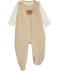 Body + Strampler Bär creme