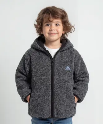 Teddyjacke mit Kinnschutz