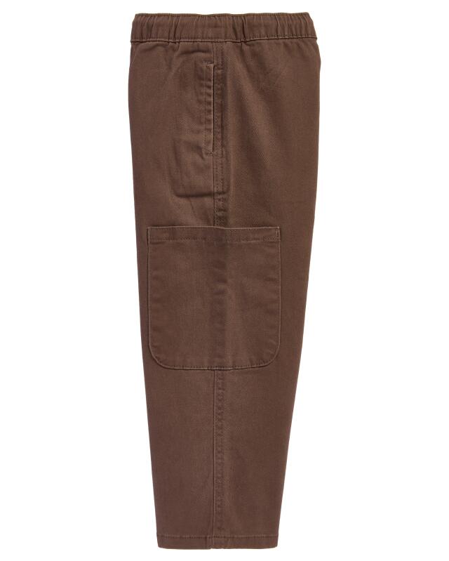 Pantalon cargo en twill garçon, marron (KiK Twill-Cargohose (braun)) — KiK, produit allemand authentique au Maroc