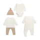 Newborn Mütze + Body + Strampler + Langarmshirt + Hose