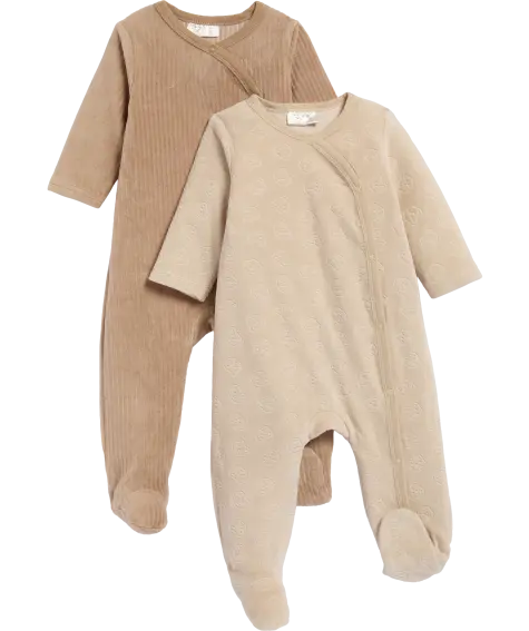 Newborn Strampler aus Velours