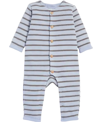Newborn Strampler mit Streifen