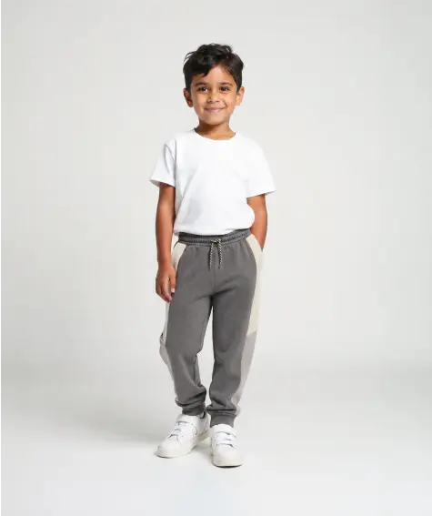 Joggingbroek met kleurblokken