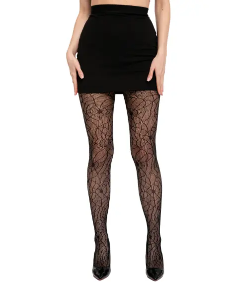 Halloween Netzstrumpfhose
