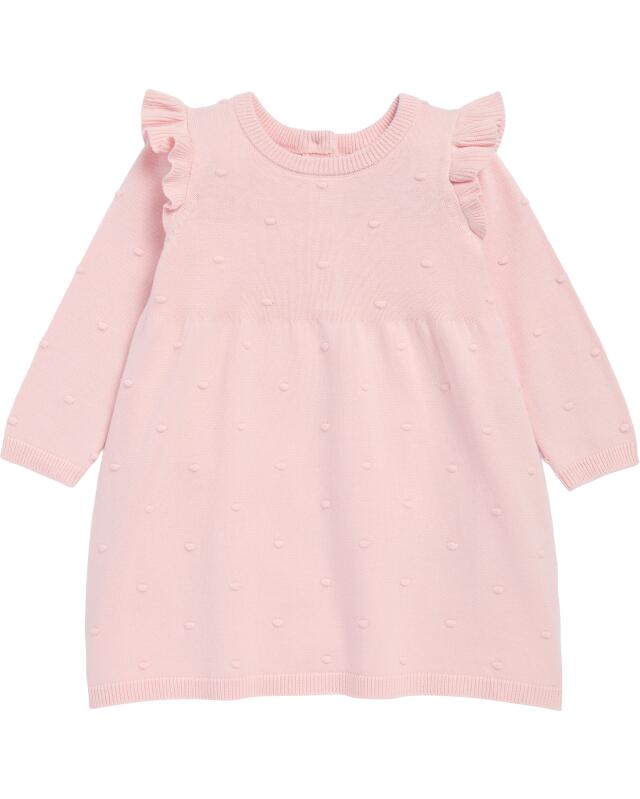 Robe à volants bébé fille, rose clair (KiK Kleid mit Rüschen (hellrosa)) — KiK, produit allemand authentique au Maroc