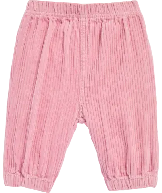 Rosafarbene Cordhose