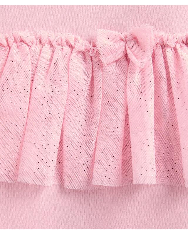 رومبر بتنورة من التل لحديثي الولادة للرضيعة، وردي فاتح (KiK Newborn Strampler mit Tüllrock (hellrosa)) — KiK, منتج ألماني أصلي في المغرب