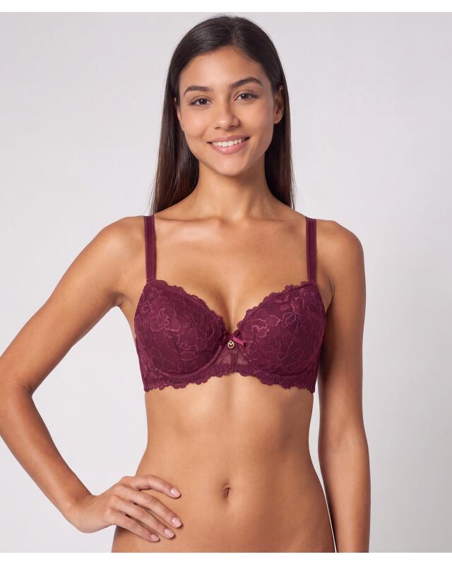 Soutien-gorge en dentelle et mesh femme, violet (KiK BH aus Spitze und Mesh (lila)) — KiK, produit allemand authentique au Maroc