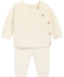 Newborn Strickpullover + Hose offwhite