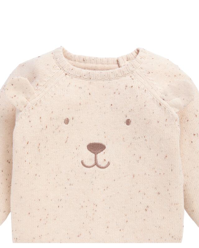 Pull + pantalon en maille naissance garçon, beige (KiK Newborn Strickpullover + Strickhose (Beige)) — KiK, produit allemand authentique au Maroc