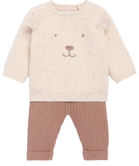 Newborn Strickpullover + Strickhose