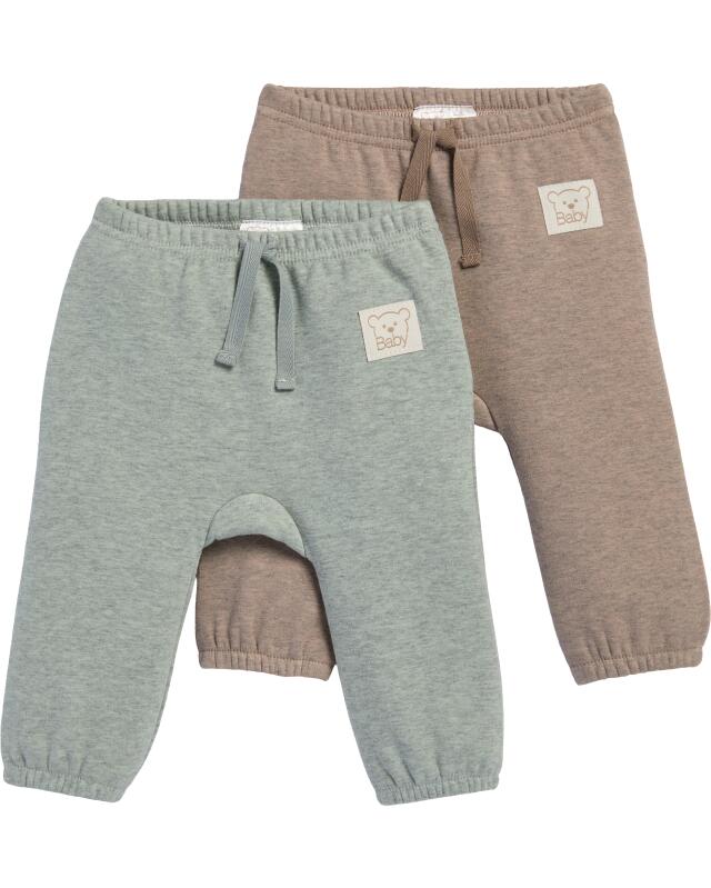 Pantalons de jogging chinés naissance garçon, gris (KiK Newborn Jogginghosen meliert (grau)) — KiK, produit allemand authentique au Maroc