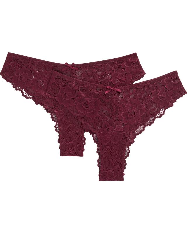 Strings en dentelle femme, violet (KiK String-Pantys aus Spitze (lila)) — KiK, produit allemand authentique au Maroc