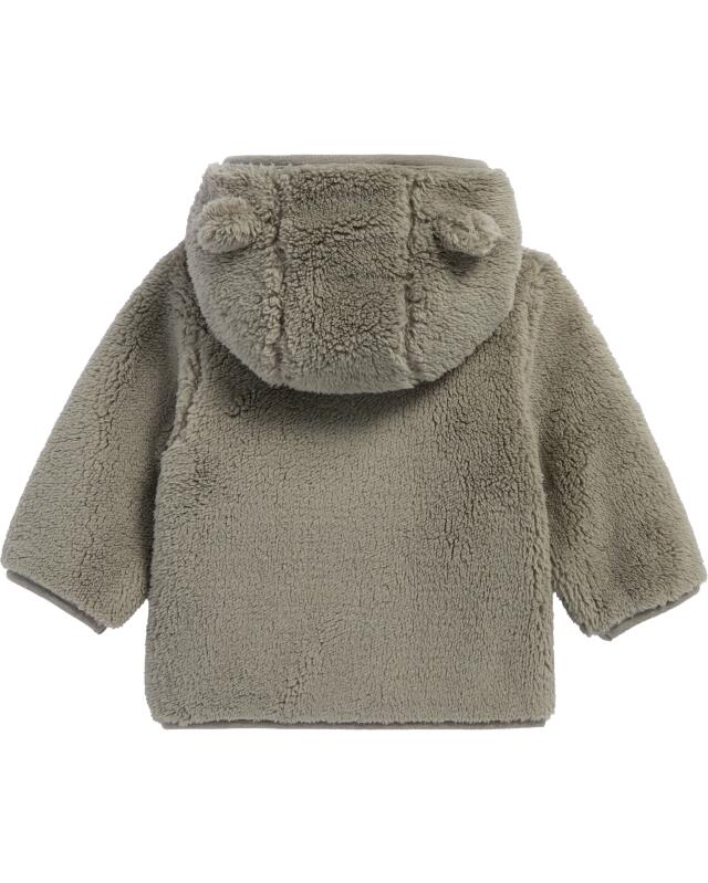Veste en peluche teddy naissance garçon, vert clair (KiK Newborn Teddyjacke (hellgrün)) — KiK, produit allemand authentique au Maroc