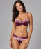 Balconette-BH + String lila