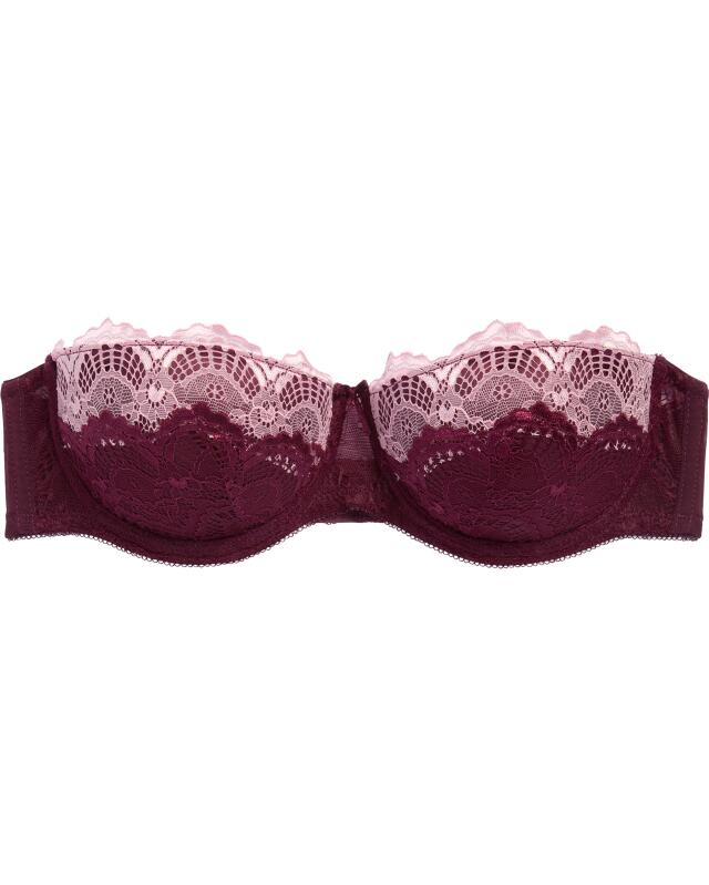 Soutien-gorge balconnet + string femme, violet (KiK Balconette-BH + String (lila)) — KiK, produit allemand authentique au Maroc